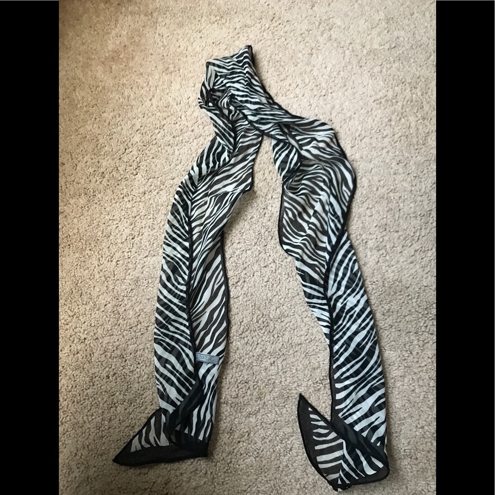Zebra Silk scarf